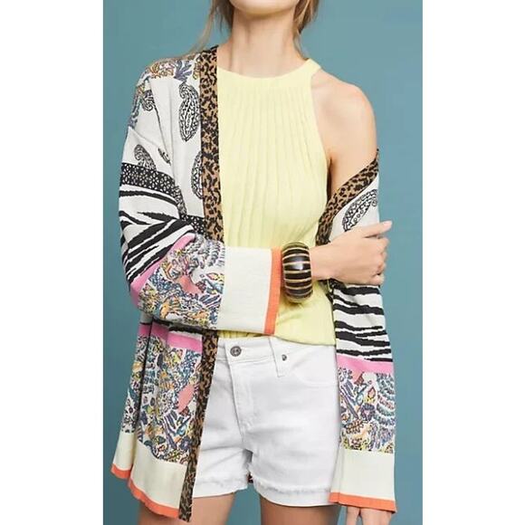 Multicolor Patterned Women's Sweater - Picture 1 of 8